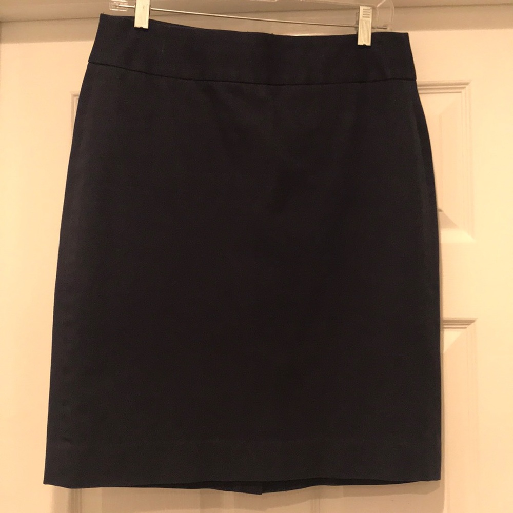 Navy mini skirt